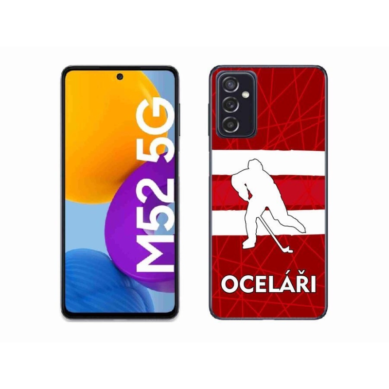 Zselés borítás mmCase Samsung Galaxy M52 5G - Acélsárgák