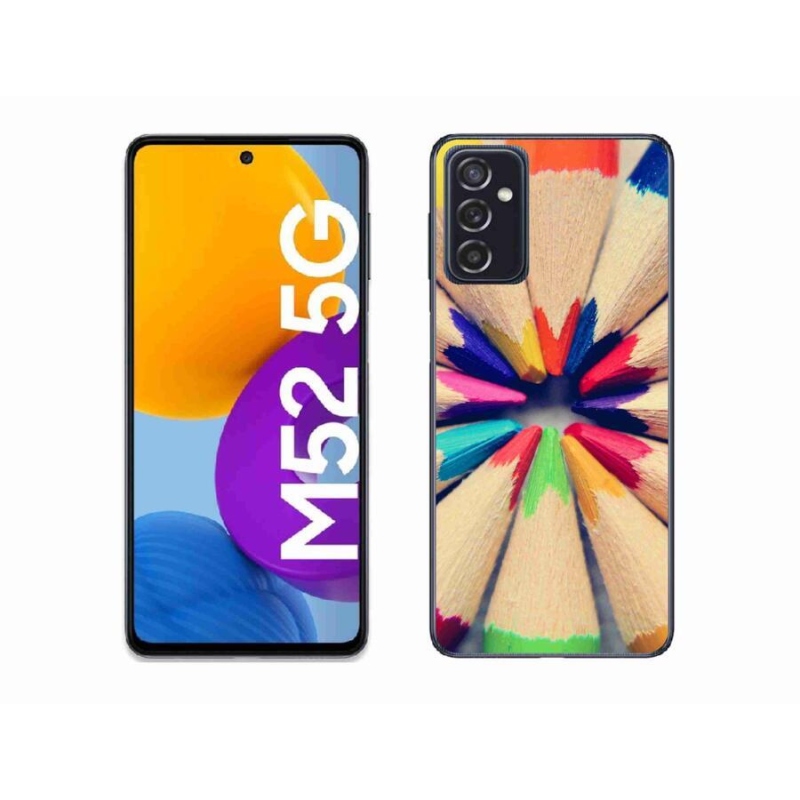 Gél védőhuzat mmCase Samsung Galaxy M52 5G - zsírkrétákhoz