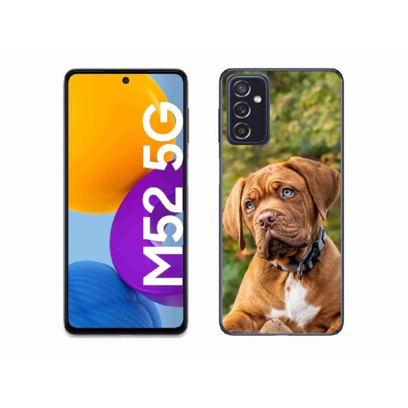 Zselés borítás mmCase Samsung Galaxy M52 5G - kölyökkutyakölyök