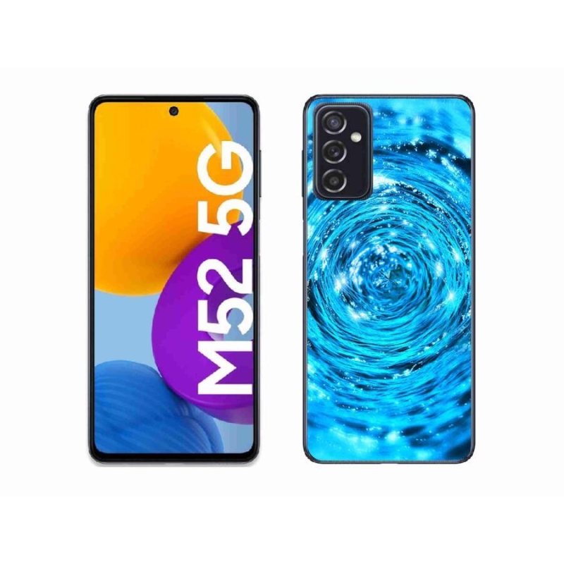 Gél borító mmCase Samsung Galaxy M52 5G - vízörvény - Samsung Galaxy M52 5G - vízörvény