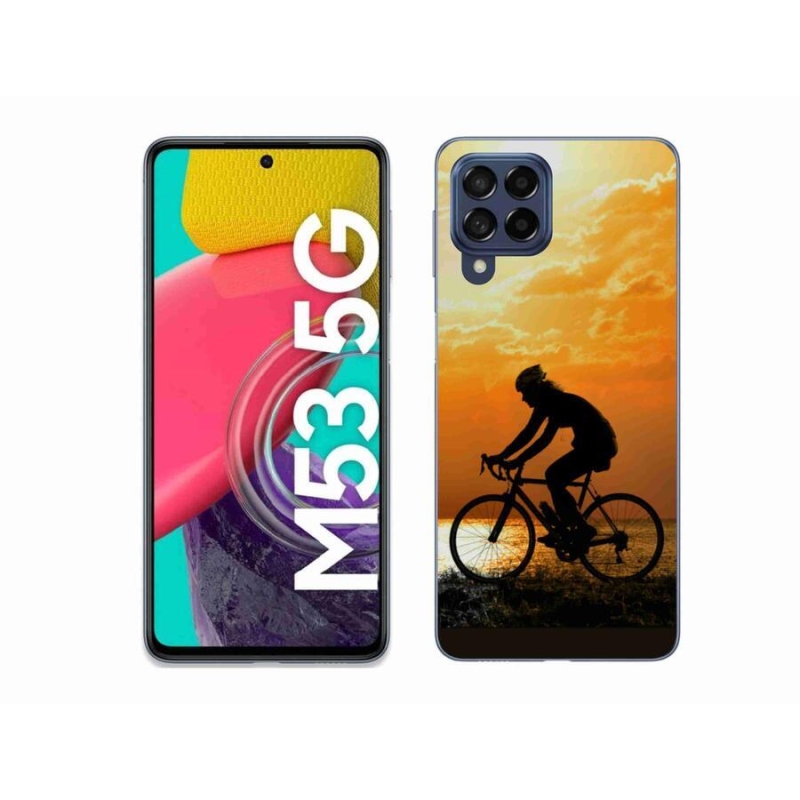 Gél borító mmCase Samsung Galaxy M53 5G - kerékpározás