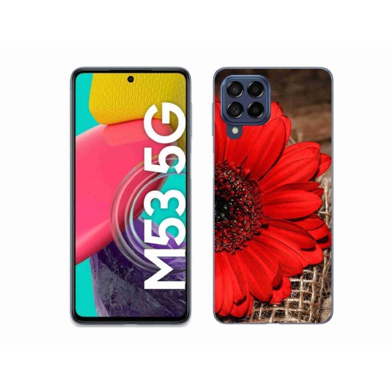 Gél borítás mmCase Samsung Galaxy M53 5G - gerbera