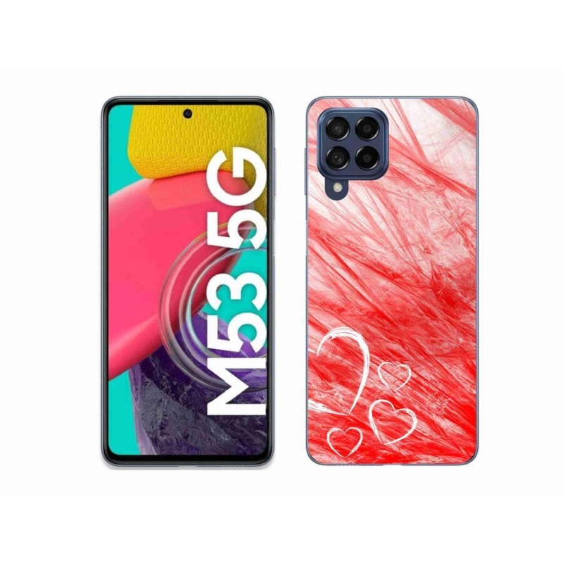 Gél védőhuzat mmCase Samsung Galaxy M53 5G - szív