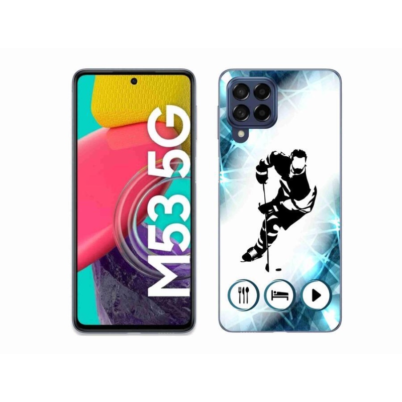 Zselés borítás mmCase Samsung Galaxy M53 5G - jégkorong 1