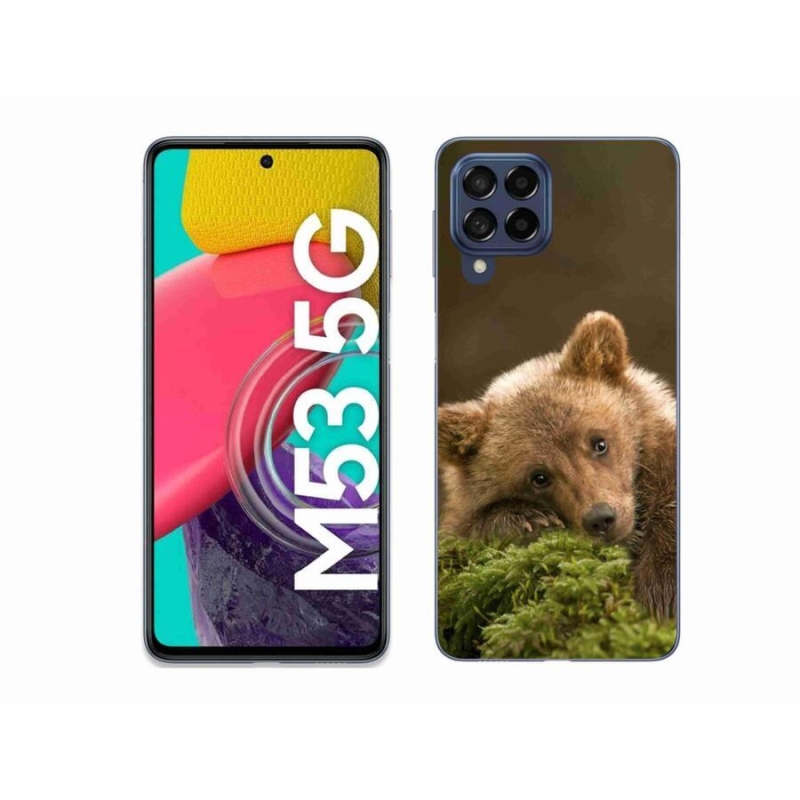 Zselés borítás mmCase Samsung Galaxy M53 5G - medve