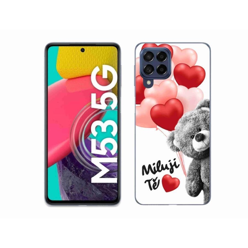 Gél borító mmCase Samsung Galaxy M53 5G - I love you - Gél borító mmCase Samsung Galaxy M53 5G - I love you