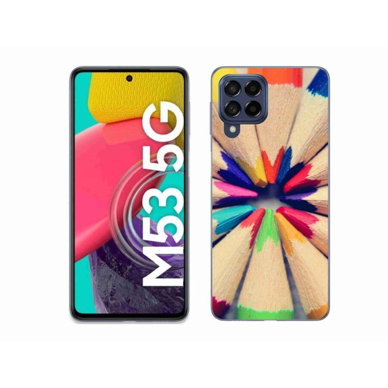 Gél védőhuzat mmCase Samsung Galaxy M53 5G - zsírkrétákhoz