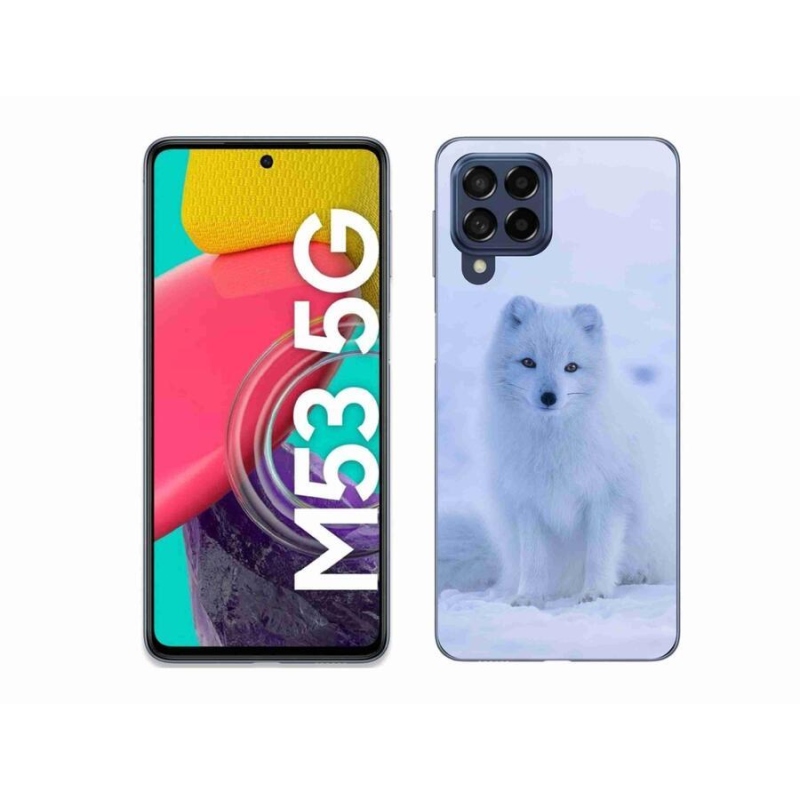 Gél védőhuzat mmCase Samsung Galaxy M53 5G - polár róka
