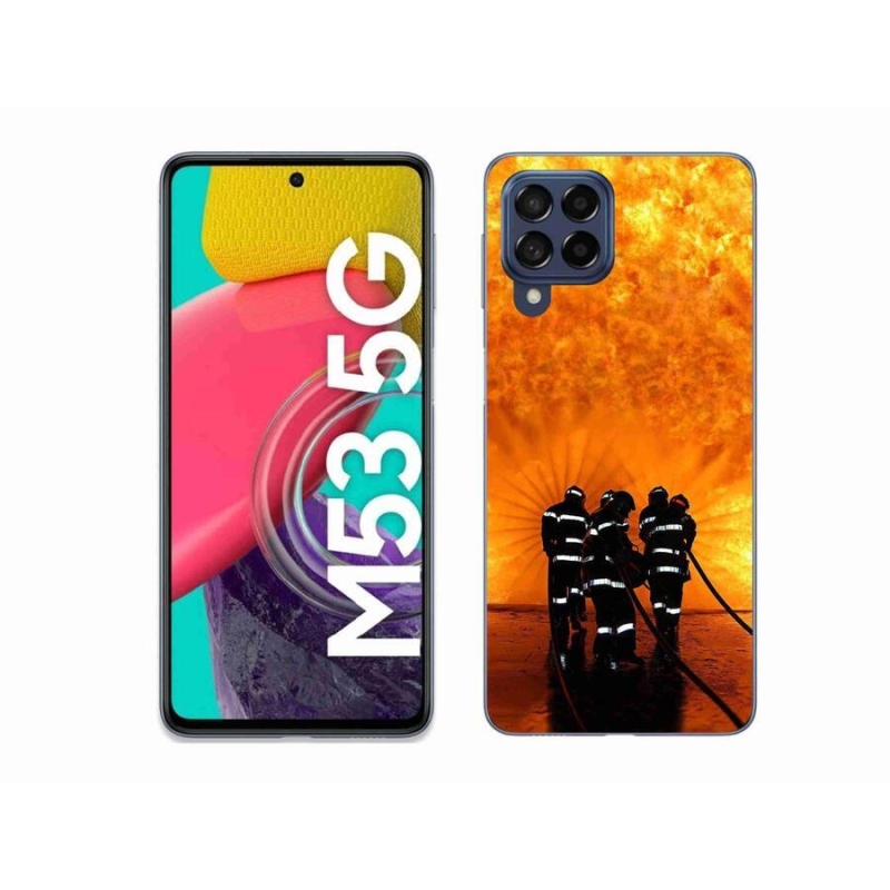Zselés borítás mmCase Samsung Galaxy M53 5G - tűz