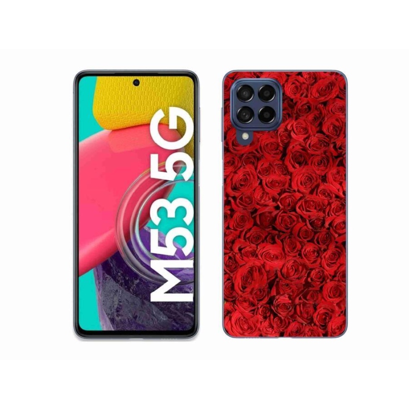 Zselés borítás mmCase Samsung Galaxy M53 5G - rózsaszínű