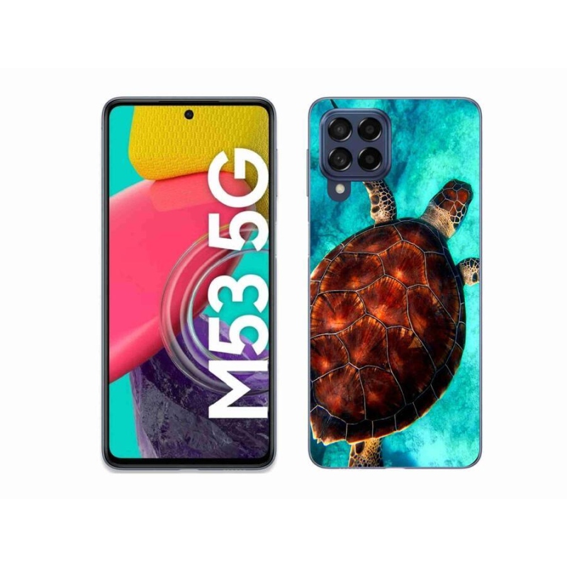 Zselés borítás mmCase Samsung Galaxy M53 5G - teknősbéka