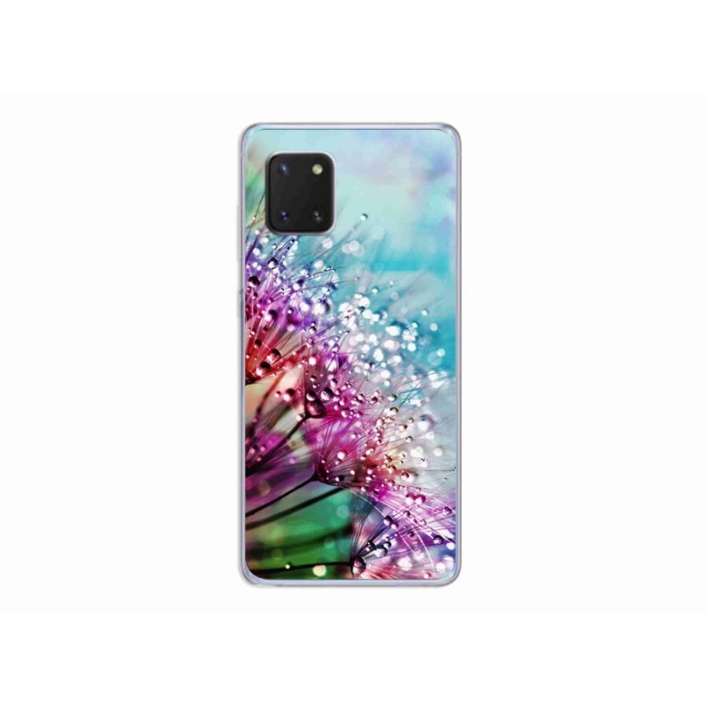 Gél védőhuzat mmCase mobiltelefonhoz Samsung Galaxy Note 10 Lite - színes virágok