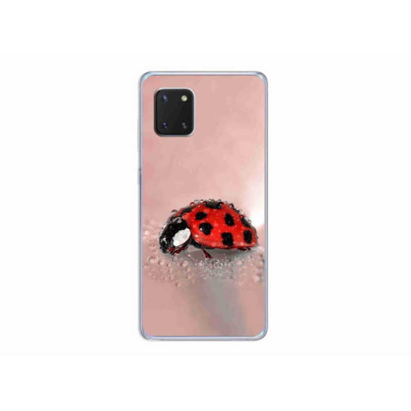 Zselés borítás mmCase Samsung Galaxy Note 10 Lite készülékhez - katicabogár