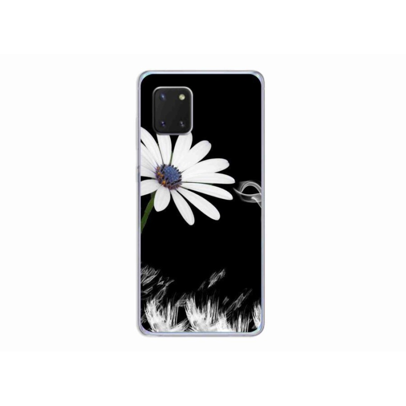 Zselés borítás mmCase Samsung Galaxy Note 10 Lite készülékhez - fehér virág