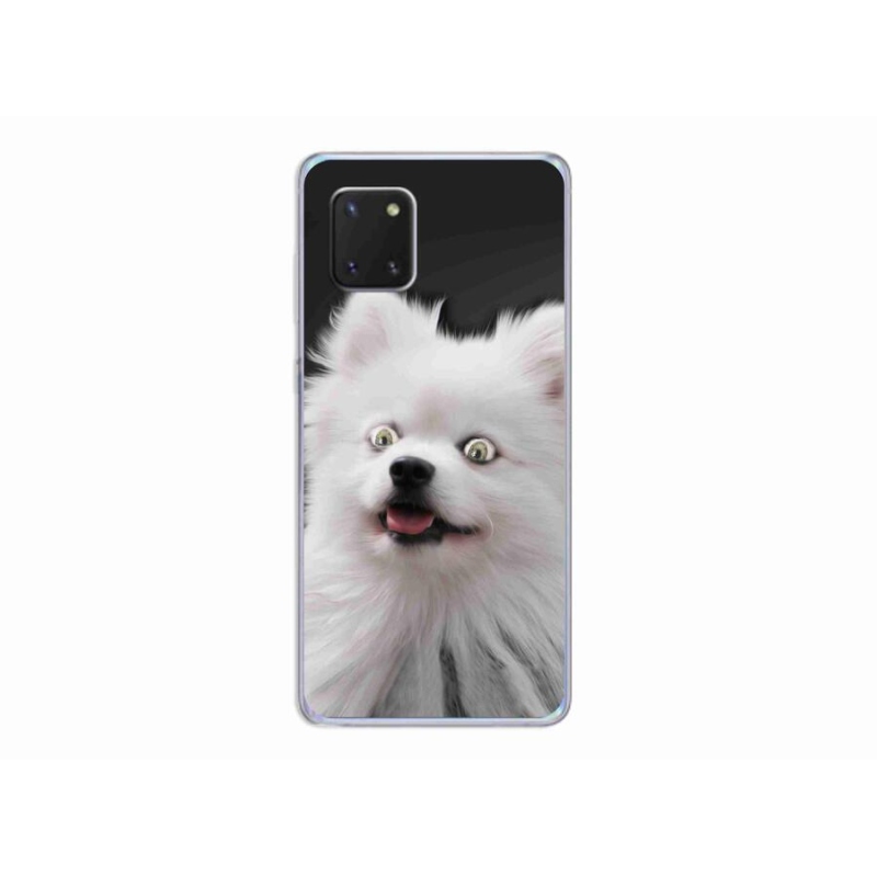 Zselés borítás mmCase Samsung Galaxy Note 10 Lite készülékhez - fehér tüske