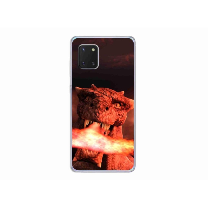 Zselés borítás mmCase Samsung Galaxy Note 10 Lite készülékhez - sárkány
