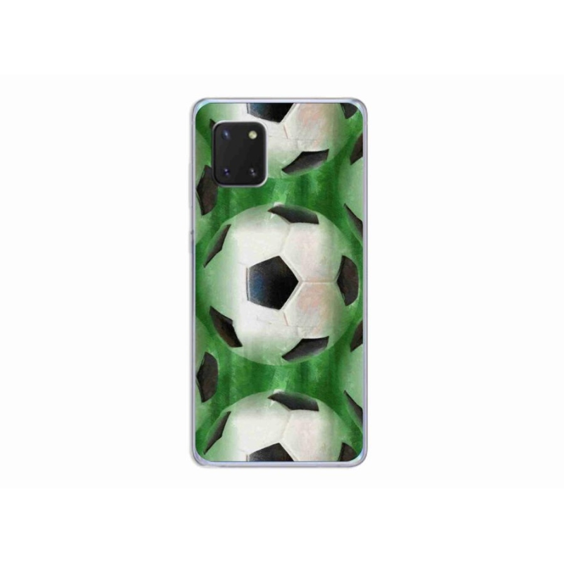 Gél borítás mmCase a mobil Samsung Galaxy Note 10 Lite - focilabda