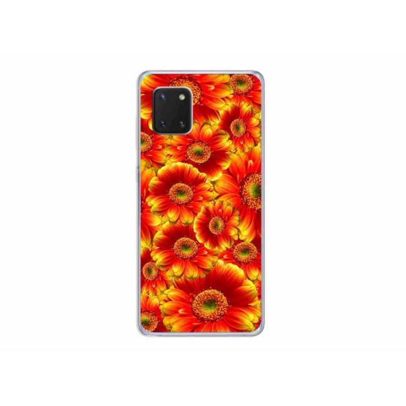 Gél borítás mmCase Samsung Galaxy Note 10 Lite készülékhez - gerbera 1