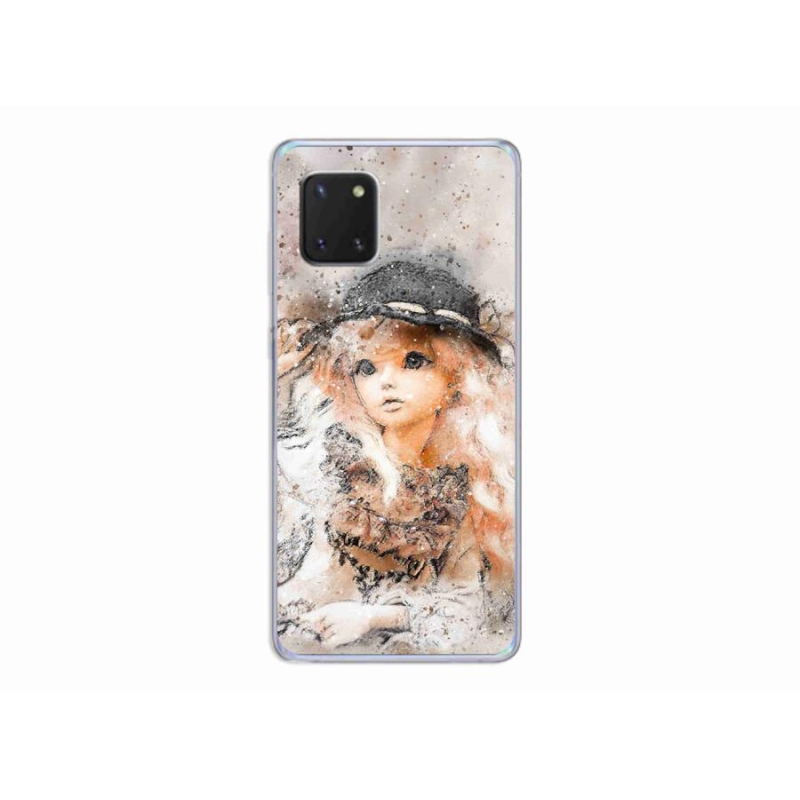 Zselés borítás mmCase Samsung Galaxy Note 10 Lite készülékhez - lány kalapban