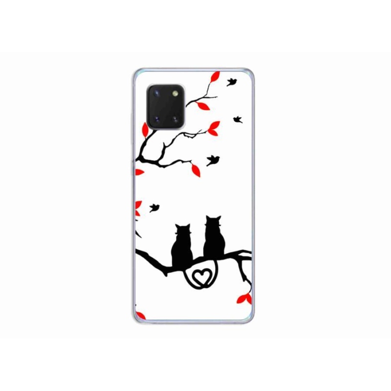 Gél borítás mmCase Samsung Galaxy Note 10 Lite készülékhez - macskaszerelem