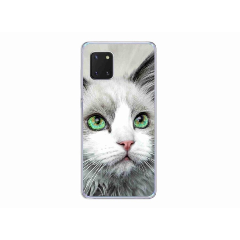 Zselés borítás mmCase Samsung Galaxy Note 10 Lite készülékhez - macskaszem