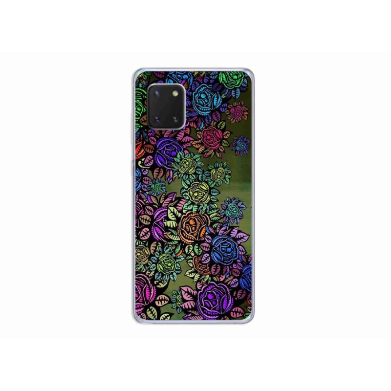 Gél borítás mmCase Samsung Galaxy Note 10 Lite készülékhez - virágok 6