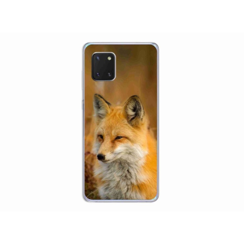 Zselés borítás mmCase Samsung Galaxy Note 10 Lite készülékhez - róka