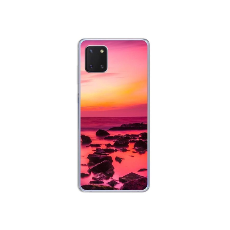 Gél borítás mmCase Samsung Galaxy Note 10 Lite készülékhez - tenger és világítás