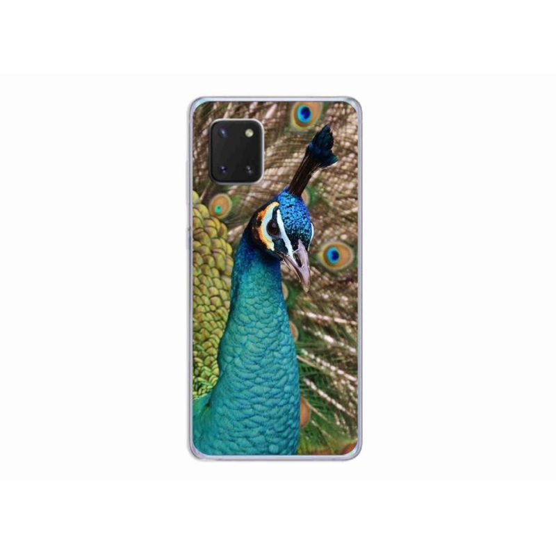 Zselés borítás mmCase Samsung Galaxy Note 10 Lite készülékhez - páva