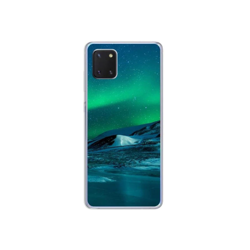 Gél borítás mmCase Samsung Galaxy Note 10 Lite készülékhez - sarki fény
