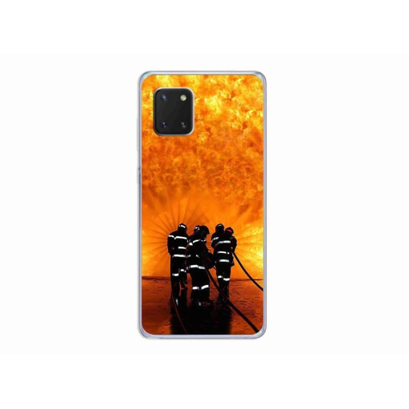 Zselés borítás mmCase Samsung Galaxy Note 10 Lite készülékhez - tűz
