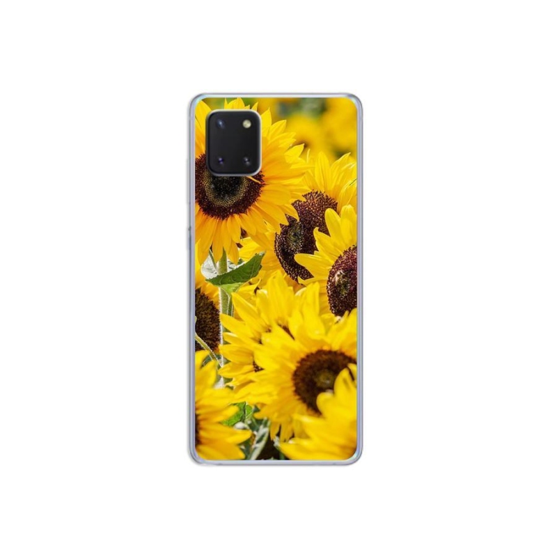 Zselés borítás mmCase Samsung Galaxy Note 10 Lite készülékhez - Napraforgó