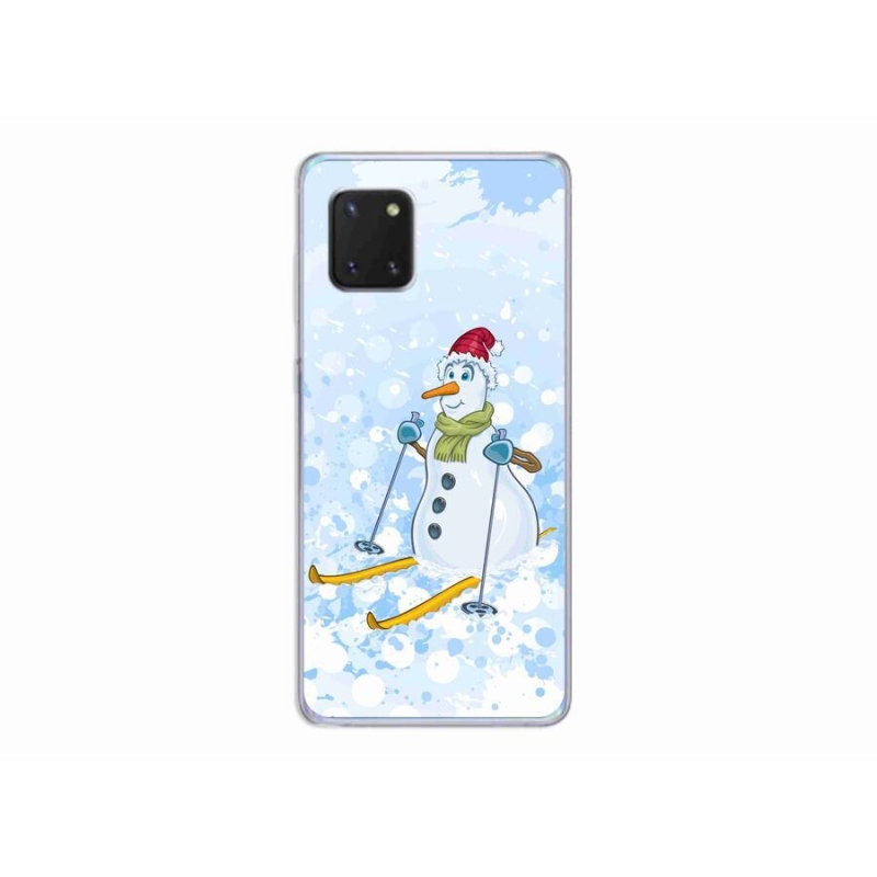 Gél védőhuzat mmCase Samsung Galaxy Note 10 Lite készülékhez - hóember