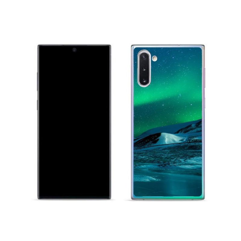 Gél borítás mmCase Samsung Galaxy Note 10 - aurora borealis - Samsung Galaxy Note 10 - sarki fény