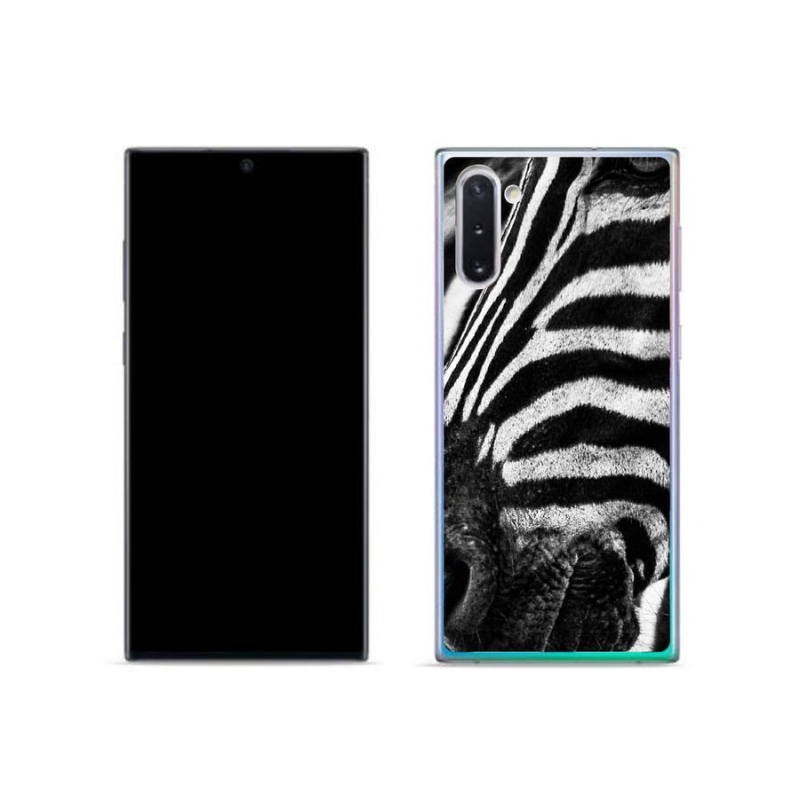 Zselés borítás mmCase Samsung Galaxy Note 10 készülékhez - zebra