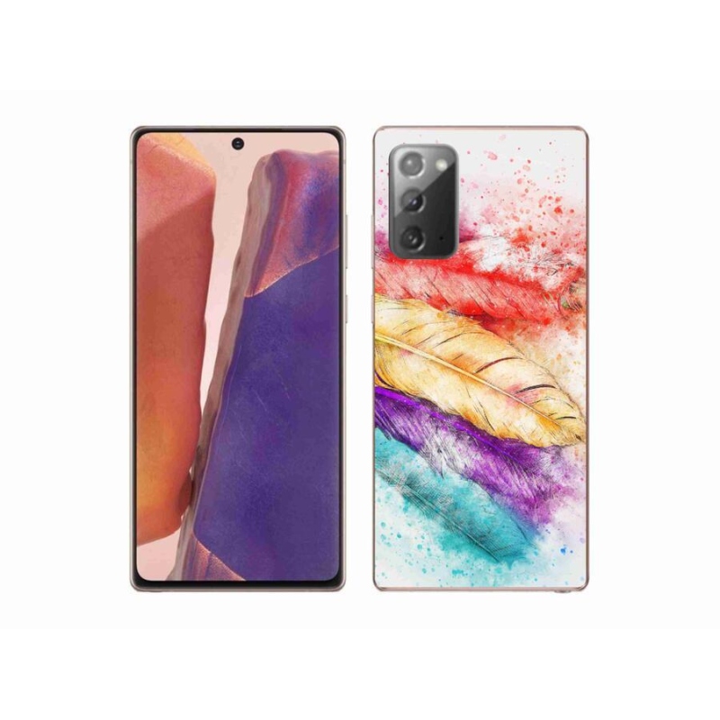 Zselés borítás mmCase Samsung Galaxy Note 20/Note 20 5G - színes tollakhoz