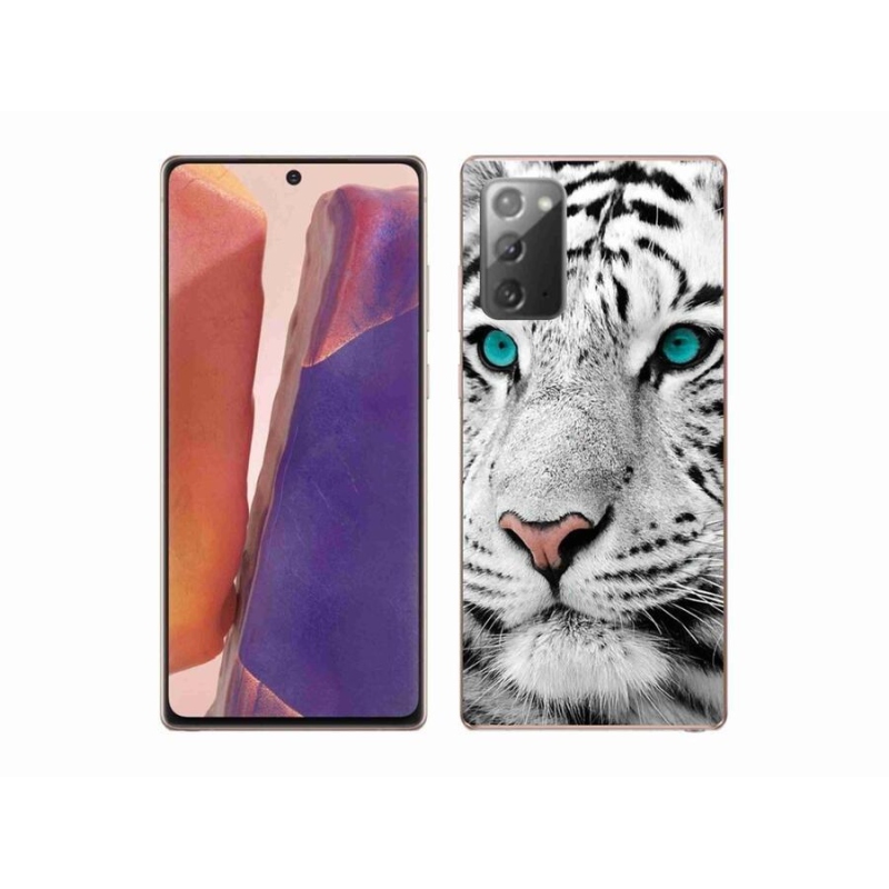Gél védőhuzat mmCase Samsung Galaxy Note 20/Note 20 5G - fehér tigris