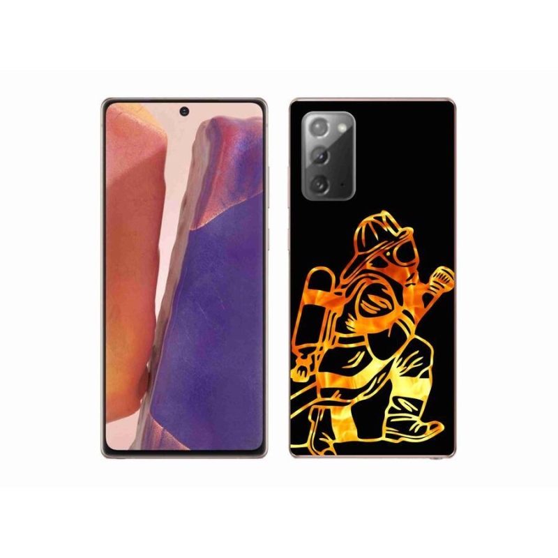 Zselés borítás mmCase Samsung Galaxy Note 20/Note 20 5G - tűzoltó 1