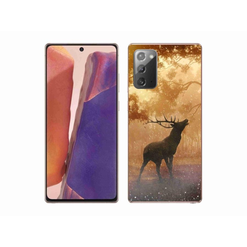 Zselés borítás mmCase Samsung Galaxy Note 20/Note 20 5G - szarvas a vadászaton