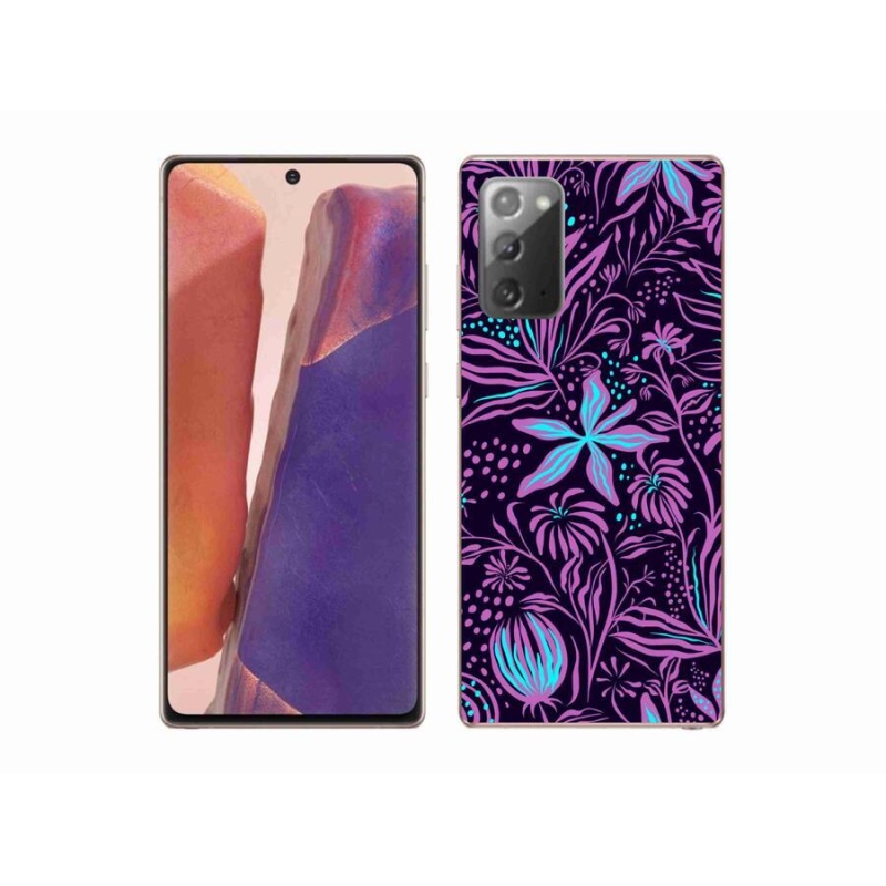 Zselés borítás mmCase Samsung Galaxy Note 20/Note 20 5G - virágok 2
