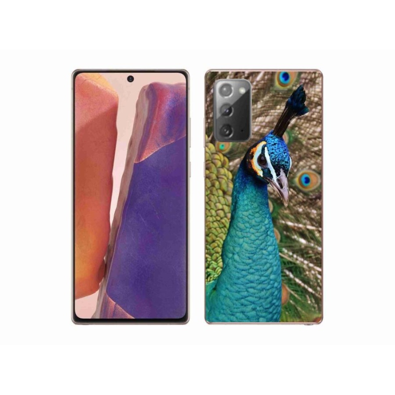 Zselés borítás mmCase Samsung Galaxy Note 20/Note 20 5G - páva
