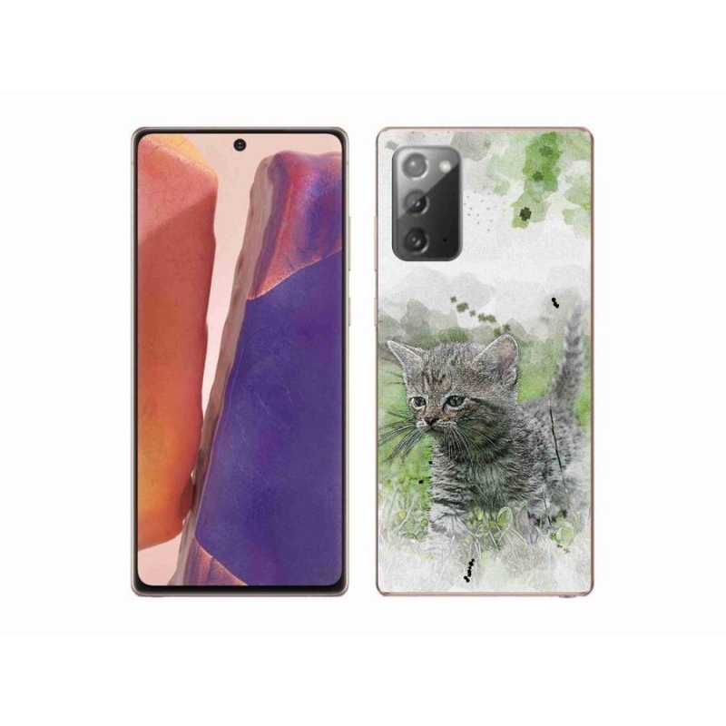 Zselés borítás mmCase Samsung Galaxy Note 20/Note 20 5G - aranyos cica 1