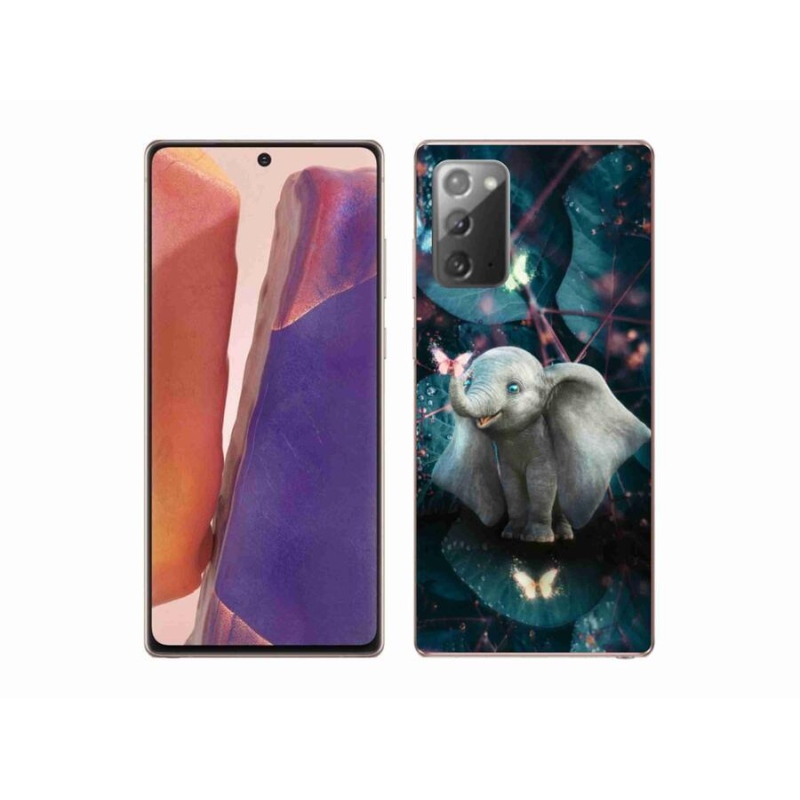 Gél védőhuzat mmCase Samsung Galaxy Note 20/Note 20 5G - aranyos elefánt