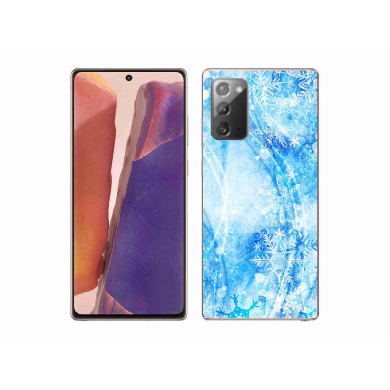 Gél védőhuzat mmCase Samsung Galaxy Note 20/Note 20 5G - hópelyhekhez
