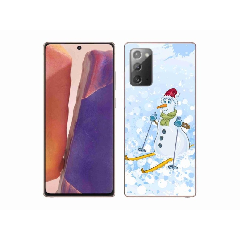 Gél védőhuzat mmCase Samsung Galaxy Note 20/Note 20 5G - hóember