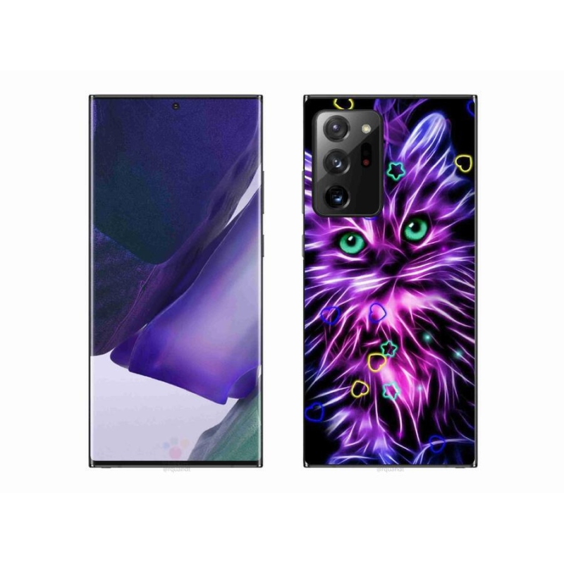 Zselés borítás mmCase Samsung Galaxy Note 20 Ultra - absztrakt macska