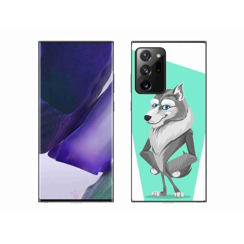 Zselés borítás mmCase Samsung Galaxy Note 20 Ultra - rajzfilm farkashoz