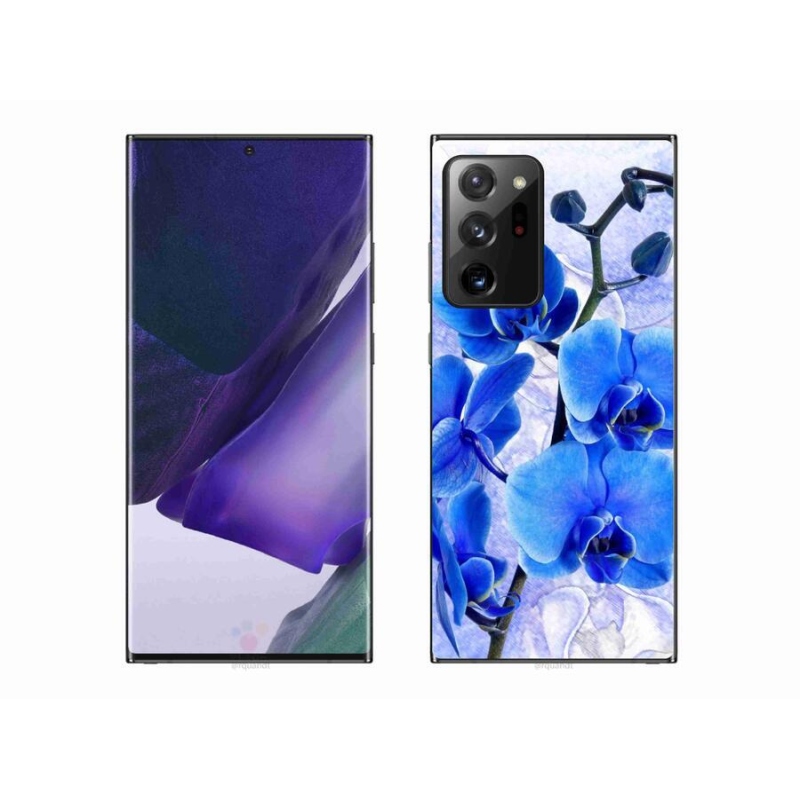 Gél védőhuzat mmCase Samsung Galaxy Note 20 Ultra - kék virágok