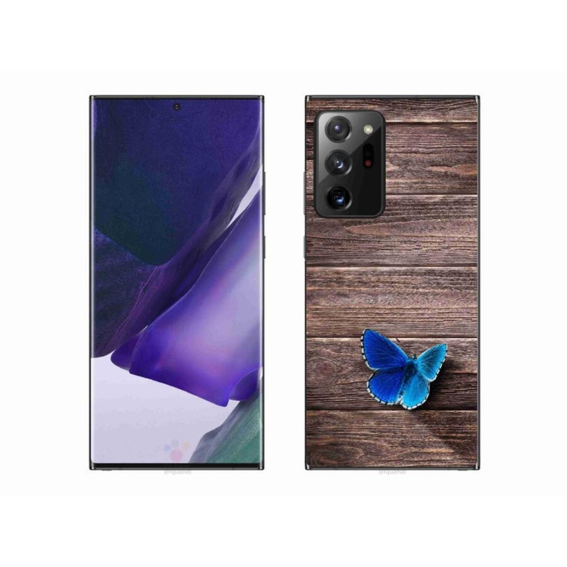 Gél védőhuzat mmCase Samsung Galaxy Note 20 Ultra - kék pillangó 1