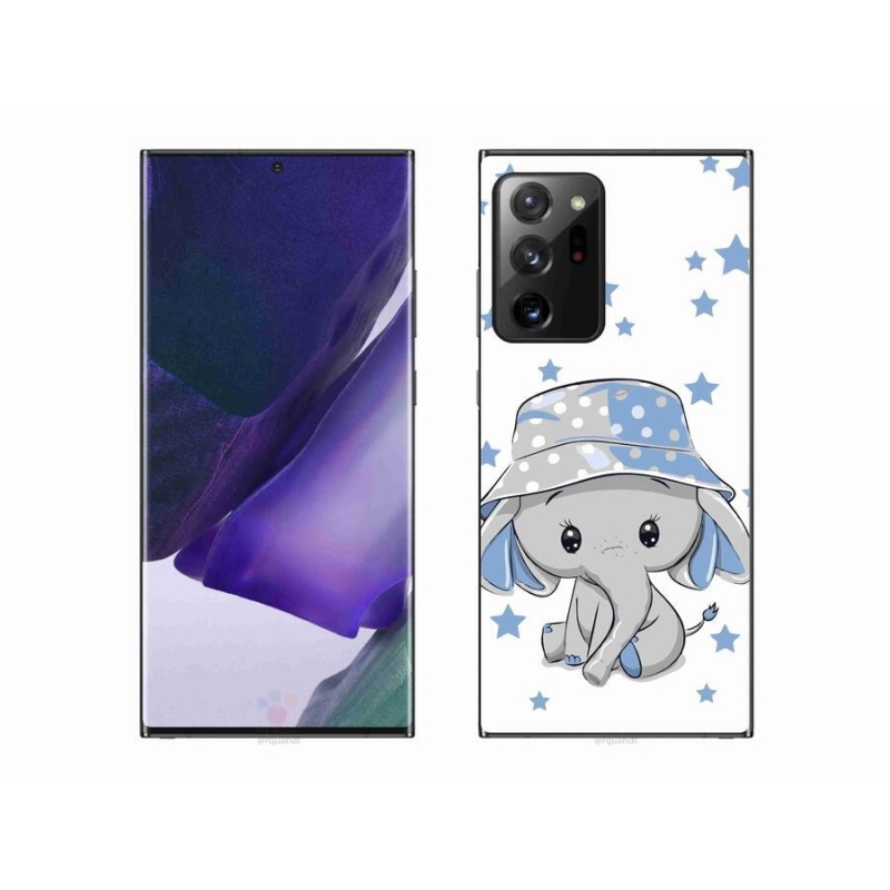 Zselés borítás mmCase Samsung Galaxy Note 20 Ultra - kék elefánthoz